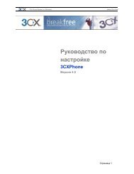 Руководство по настройке 3CXPhone 4 - ICE Partners