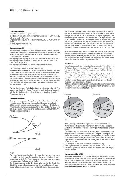 Block- und Normpumpen, Pumpen mit axial geteiltem GehÃ¤use