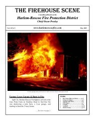 THE FIREHOUSE SCENE - Harlem Roscoe Fire Protection District