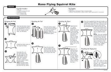 Kono Flying Squirrel Kite - Drachen Foundation