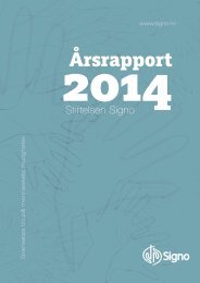 Signo Årsrapport 2014