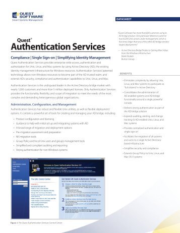 Authentication Services - Quest Software