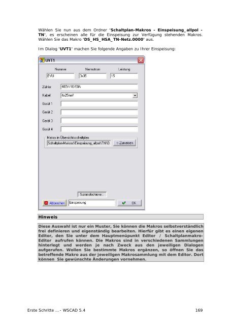 Erste Schritte 5.4 - wscad