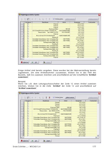 Erste Schritte 5.4 - wscad