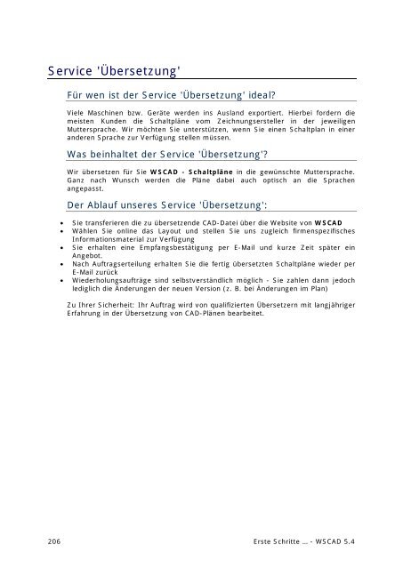 Erste Schritte 5.4 - wscad