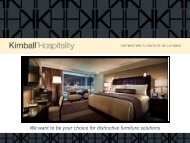 information about our services - Kimball Hospitality