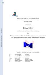 Déformation photoinduite dans les films minces contenant des ...