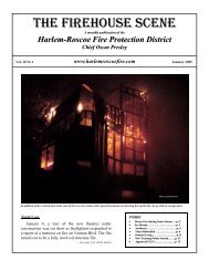 THE FIREHOUSE SCENE - Harlem Roscoe Fire Protection District