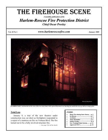 THE FIREHOUSE SCENE - Harlem Roscoe Fire Protection District