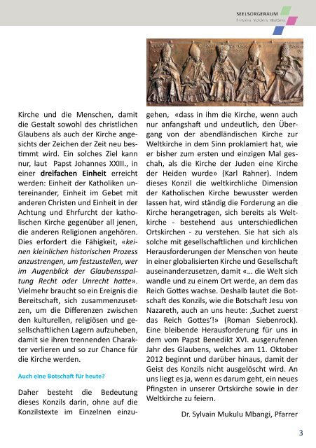 Pfarrblatt August 2012 - Pfarre Wattens