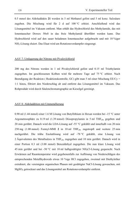 Synthese und Transformationen chiraler 2,3 ...