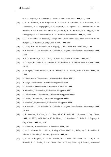 Synthese und Transformationen chiraler 2,3 ...