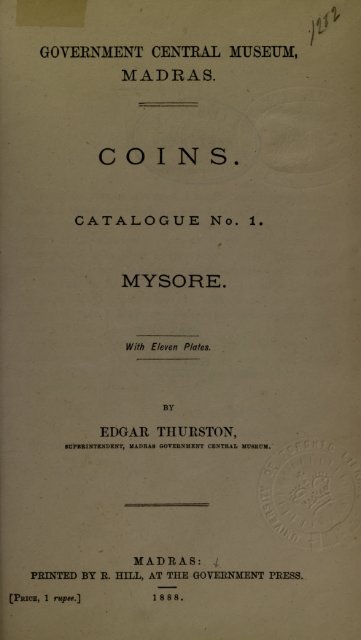 Coins In Lucknow Mus. Vol 01 [56 MB - IndianCoins.org