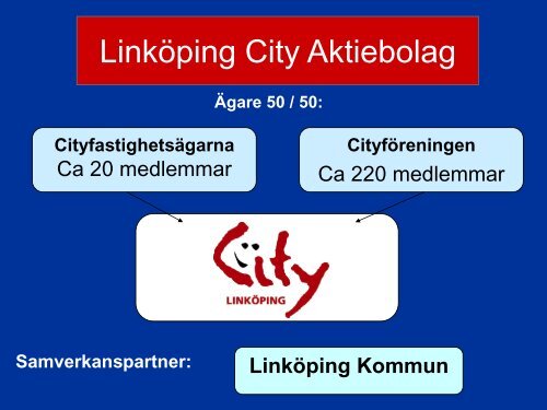 LINKÃPING CITY - Svenska Kommunal-Tekniska FÃ¶reningen