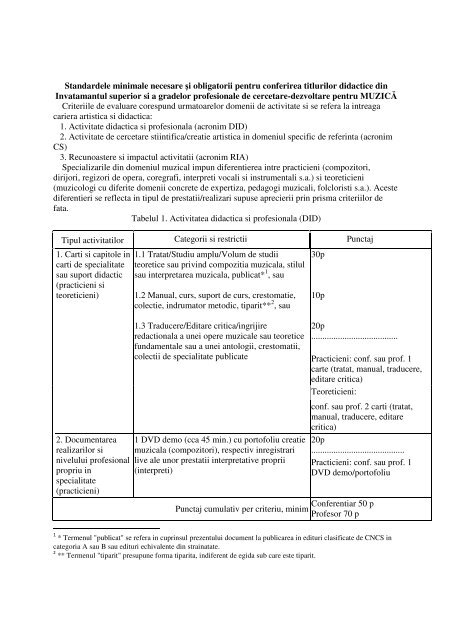 Download in format PDF - Universitatea NaÅ£ionalÄ de MuzicÄ