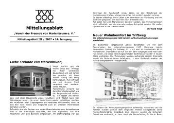 Mitteilungsblatt - Gartenvorstadt Leipzig-Marienbrunn