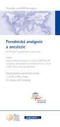 PorodnickÃ¡ analgezie a anestezie - Porodnice.cz