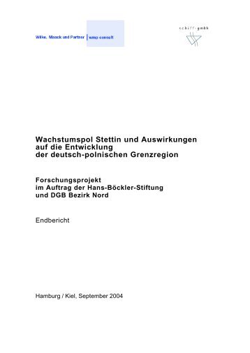 Teil I: Rahmenbedingungen und Kontext der ... - DGB Nord