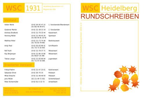 T riathlon - WSC Heidelberg