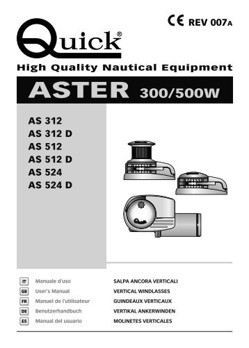 ASTER 300/500W - QuickÂ® SpA