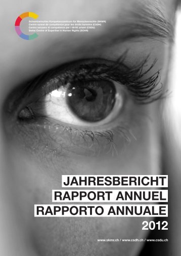 Jahres bericht rapport annuel rapporto annuale 2012