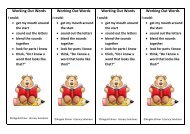 Reading Strategy bookmarks for younger ... - Literacy Solutions