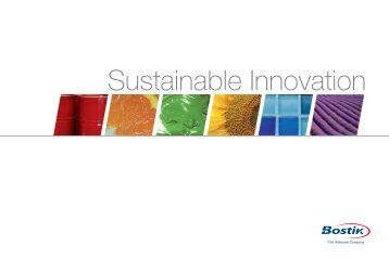 Sustainable Innovation - Bostik