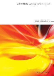DALI-HANDBUCH luxCONTROL Lighting Control System