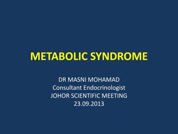 G2 (1) Metabolic syndrome