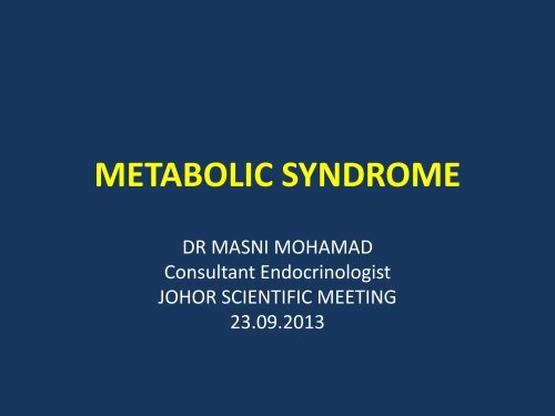 G2 (1) Metabolic syndrome