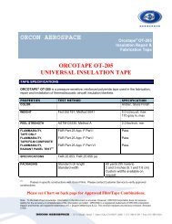 orcotape ot-205 universal insulation tape - orcon aerospace