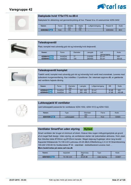 Velkommen til dit Carl Ras katalog - Carl Ras A/S