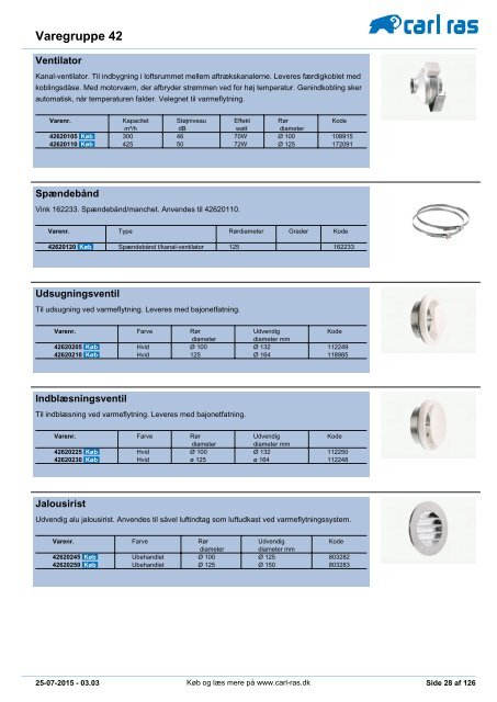 Velkommen til dit Carl Ras katalog - Carl Ras A/S