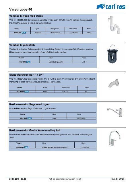 Velkommen til dit Carl Ras katalog - Carl Ras A/S