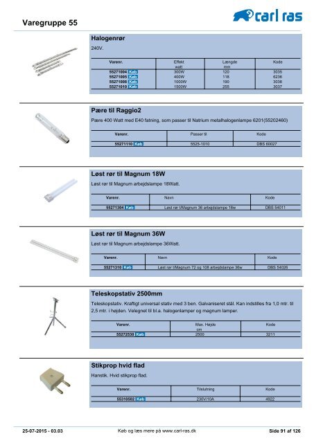 Velkommen til dit Carl Ras katalog - Carl Ras A/S