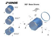 SQÂ² Bass Drums - Sonor