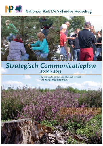 Strategisch communicatieplan 2009 2013 - De Sallandse heuvelrug