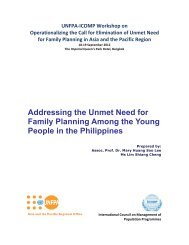 Addressing the Unmet Need for Family Planning Among the Young ...