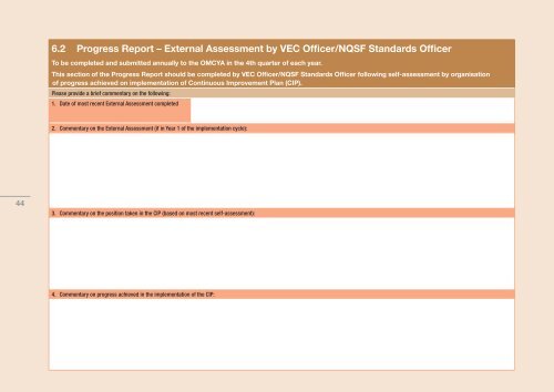 National Quality Standards Framework (NQSF) - Department of ...