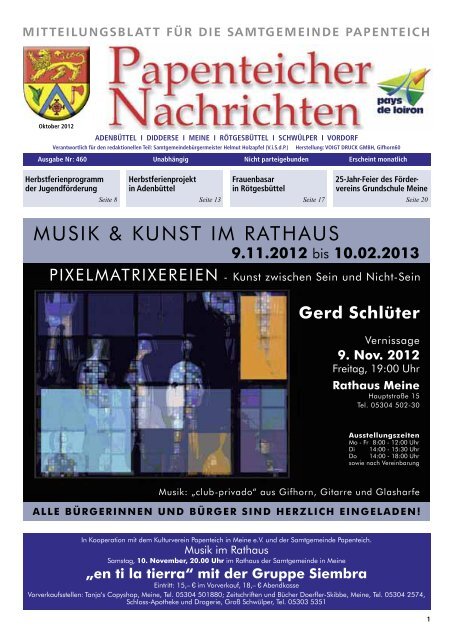 PN Oktober 2012 - Samtgemeinde Papenteich