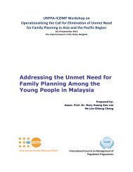 Addressing the Unmet Need for Family Planning Among the Young ...