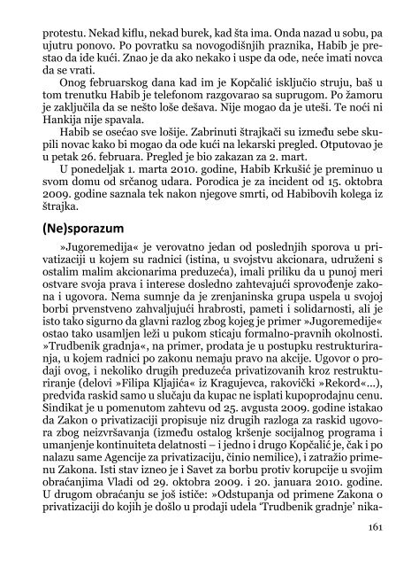 Deindustrijalizacija i radniÄki otpor - Pokret za slobodu