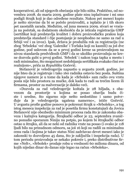 Deindustrijalizacija i radniÄki otpor - Pokret za slobodu