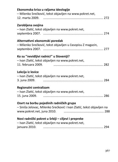 Deindustrijalizacija i radniÄki otpor - Pokret za slobodu