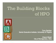 The Building Blocks of HPO