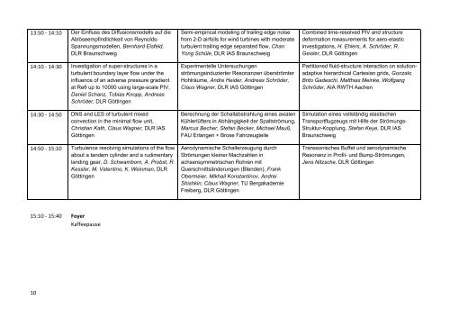 Programm (final! pdf) - IAG - Universität Stuttgart