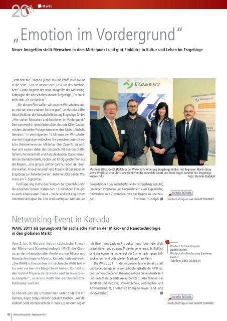 Ausgabe 09/2011 - Wirtschaftsjournal