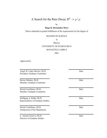 A Search for Rare Decay D0 --> mu+mu - High Energy Physics UPRM