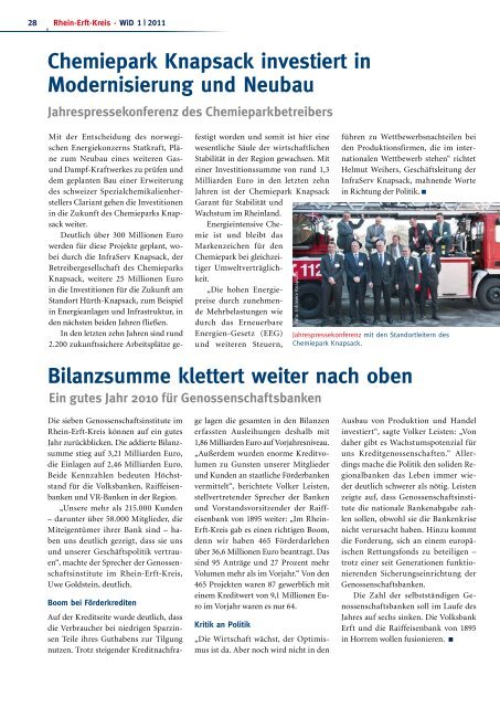 Restrukturierung Auf Dem Weg | 13 - Wirtschaftsförderung Rhein ...