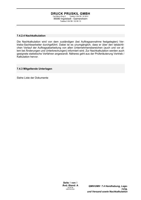 QM-/UM-Handbuch - druck pruskil